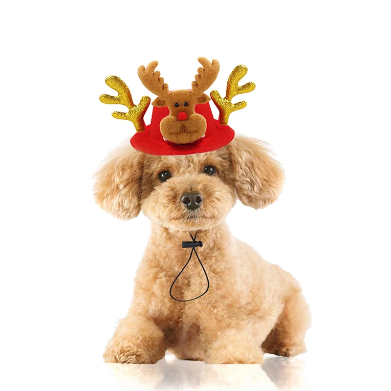 Креативный головной убор для собак шапки кошек на Хэллоуин рождественские