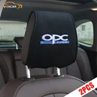 Популярный автомобильный чехол для подголовника автомобиля, 2 шт., чехол для подушки автомобиля, чехол для OPEL OPC, сверхмягкий Хлопковый чехол для подголовника, протектор для автомобильного подголовника