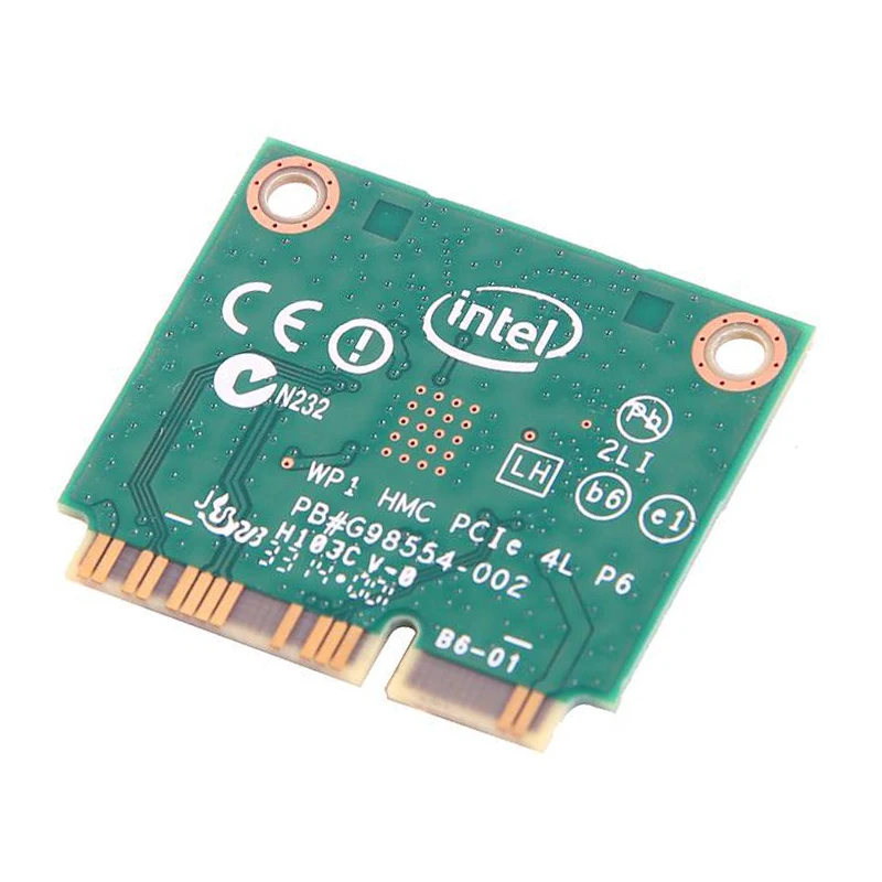 Мини PCI-e Wifi Беспроводная bluetooth карта для ноутбука Двухдиапазонная 2 4 ГГц 5 Intel 3160