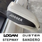 Автомобильные брови из углеродного волокна для Dacia SANDERO STEPWAY SPRING LOGAN JOGGER DUSTER DOKKER, непромокаемые аксессуары для тюнинга, Декор