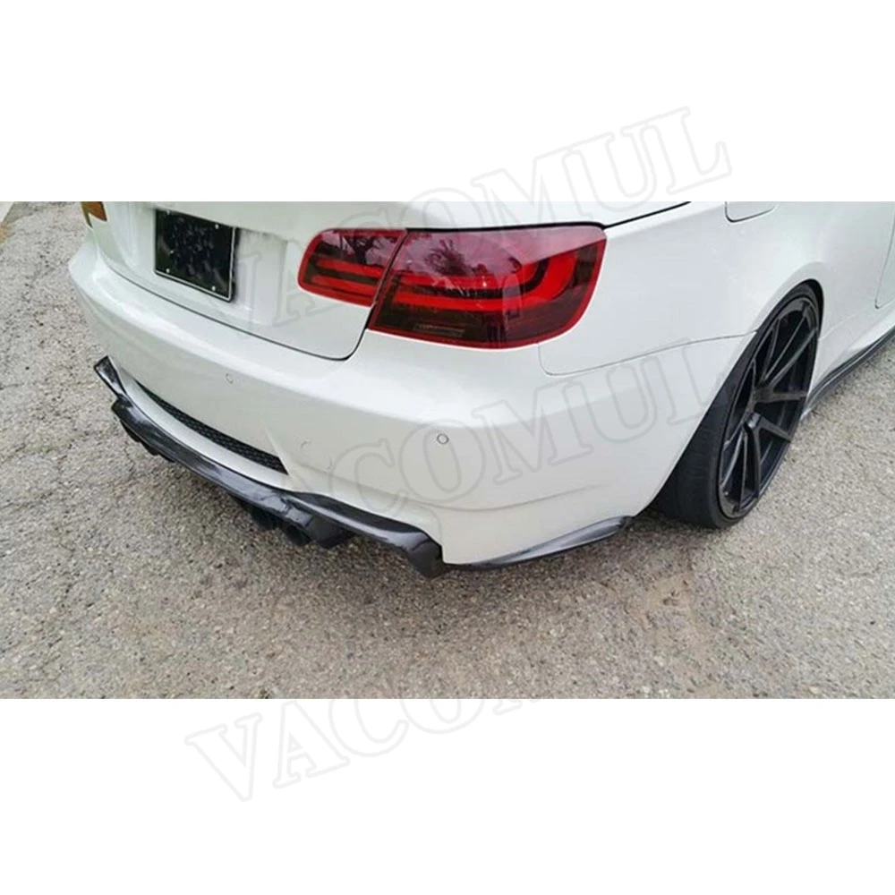 3 серии углеродного волокна заднего бампера боковые разветвители ребра щитки