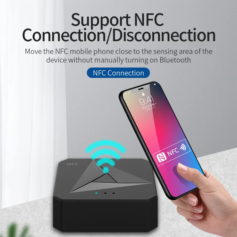 Bluetooth приемник 5 0 беспроводной Auido музыка 3 мм RCA домашняя потокового звука 2RCA