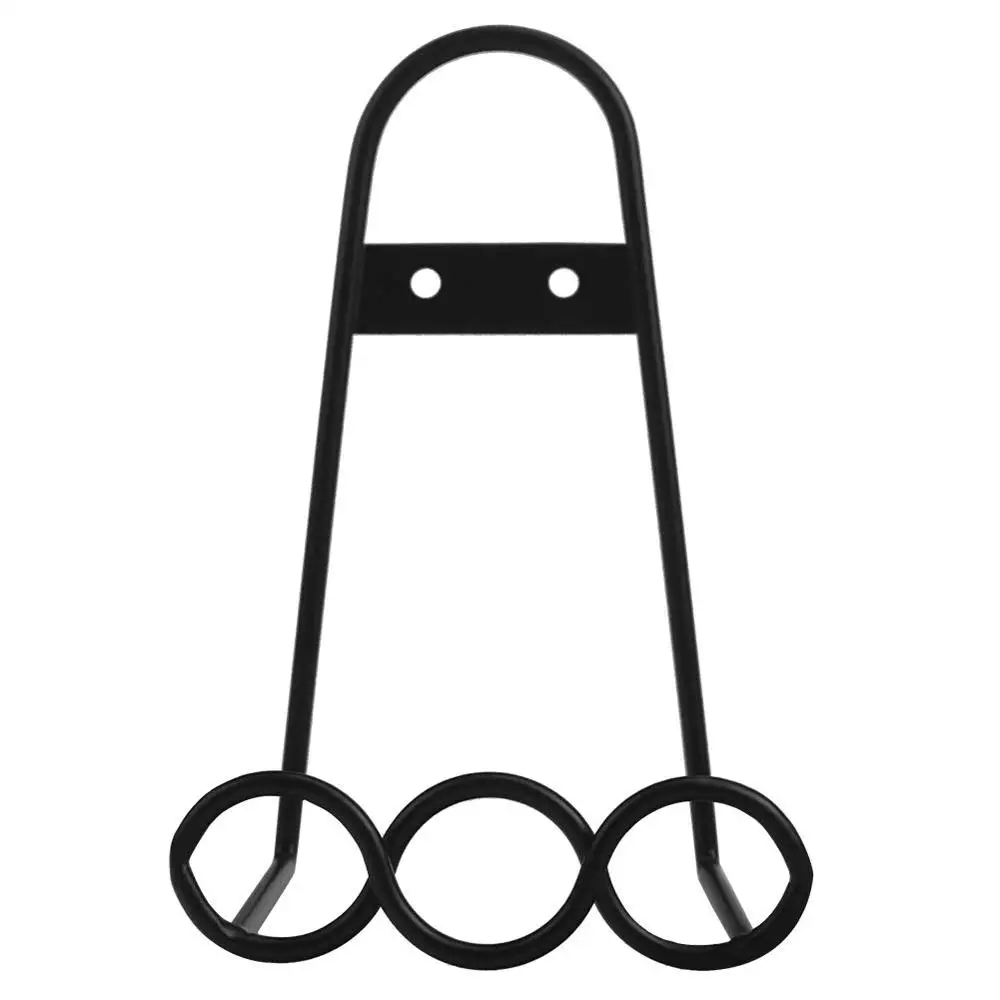 Черная металлическая настенная подставка для дисплея вертикальная пластин