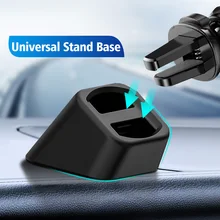 Universal Wireless Car Charger Stand Base Air Outlet Clip Accessories Desktop Dashboard Fixed Installation Mobile Phone Holder