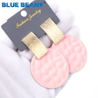 blue beans 2020 meta earrings fashion jewelry drop earrings for women pink earrings bohemia girls dangle earring minimalist boho