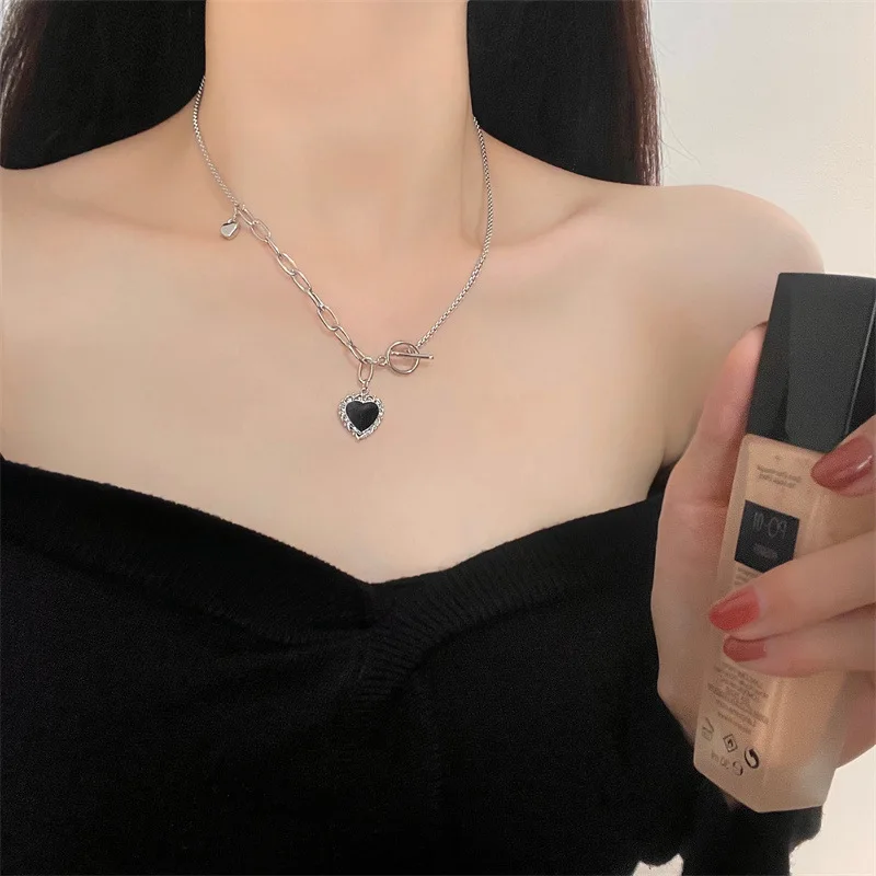 Современная бижутерия ожерелье с подвеской в форме сердца новый дизайн 2022