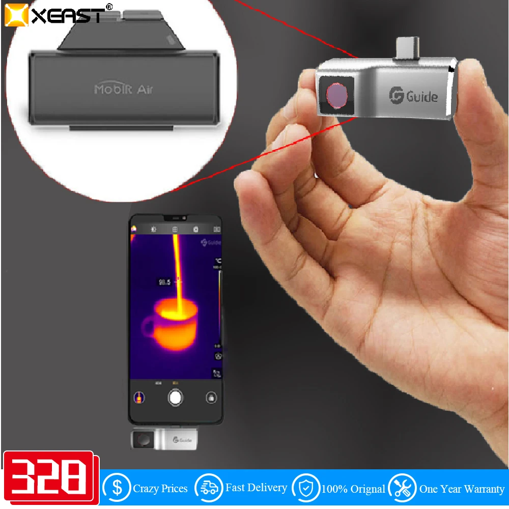 Тепловизионная камера XEAST MobIR Air мобильный телефон тепловизионная для смартфонов