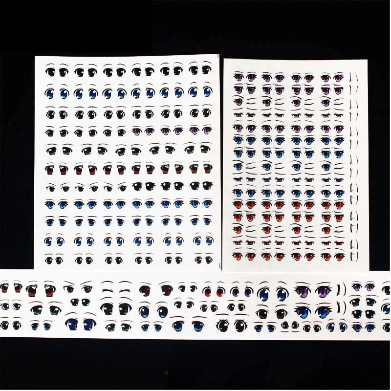 Глаз кристальная наклейка Свет глиняная кукла модель аксессуары для глаз