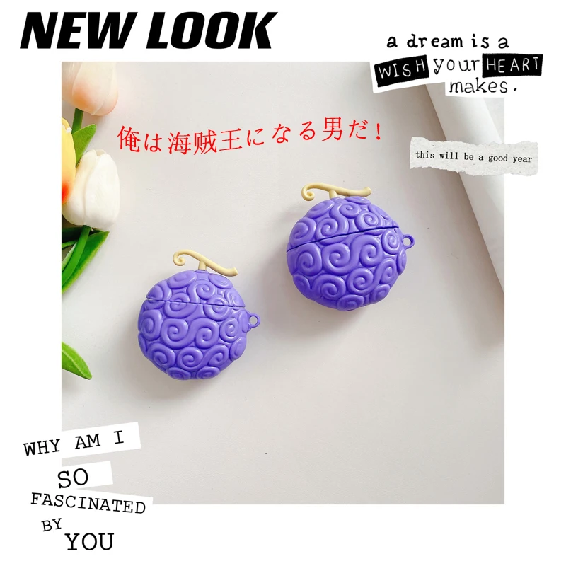 

Чехол Luffy Gomu No Mi Devil фрукты для Airpods 3 2 Чехол для Airpods Pro Чехол защитные наушники Аниме Mera-mera Япония