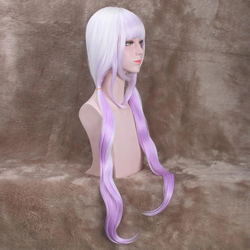 Кобаяси-Сан-Чи нет горничной Камуи Kanna парики градиент Косплэй Peluca волос рожки с