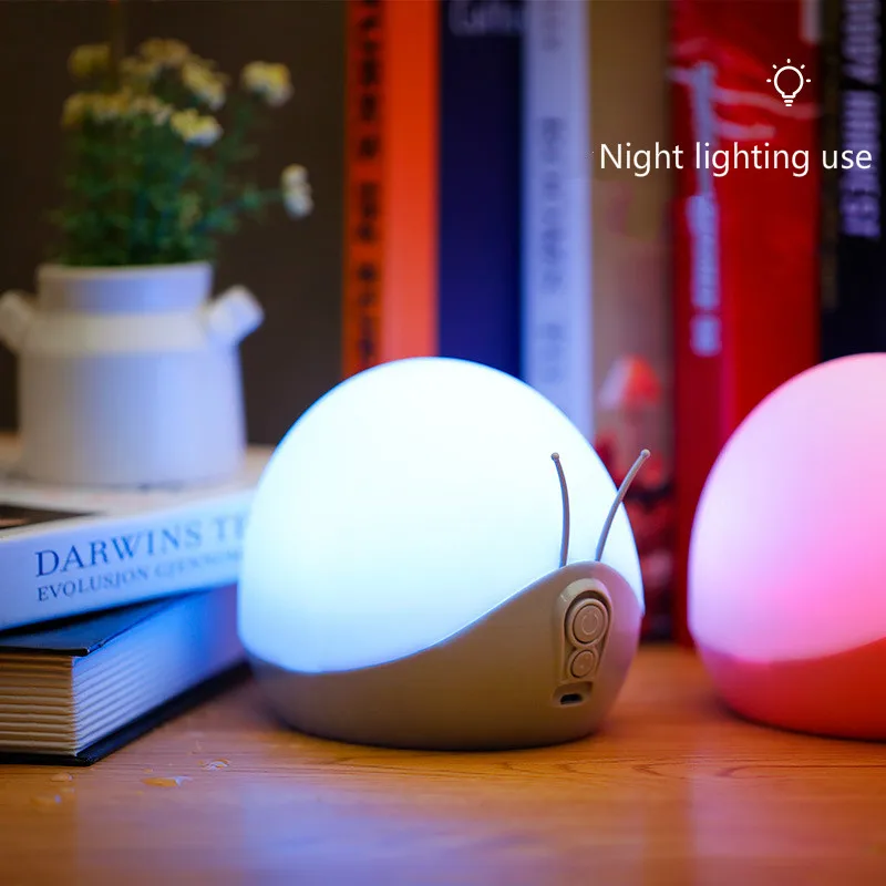 Трусики с рисунком улитки светодиодный ночной Светильник функция музыки лампа