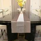 Роскошная скатерть 32x180 см, прямоугольная овальная скатерть для обеденного стола, s с алмазным флагом для домашнего стола, пылезащитная крышка для обувного шкафа, ТВ