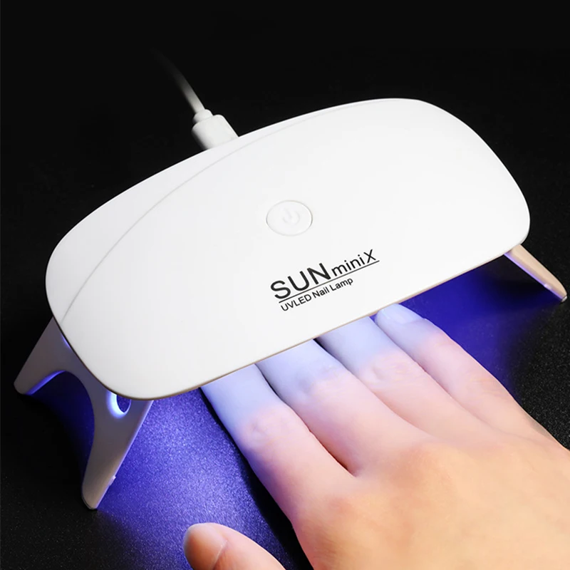 Компактная лампа DIOZO для маникюра Портативная Сушилка ногтей УФ светодиодный с