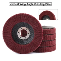 115mm nylon fiber flap wheel disc 320 grit for angle grinder dremel accessories