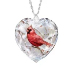 Мода Птица собака слон кулон волка Совы бабочки с подвеской в форме сердца для женщин стекло металлический человек ожерелья ювелирных изделий вечерние аксессуары