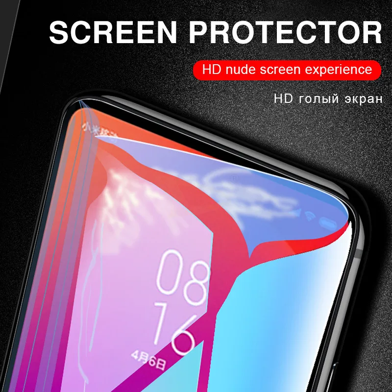 3 шт полноэкранное закаленное стекло для Xiaomi Redmi K20 Note 8 7 6 Pro 5 PLus прозрачное 7A