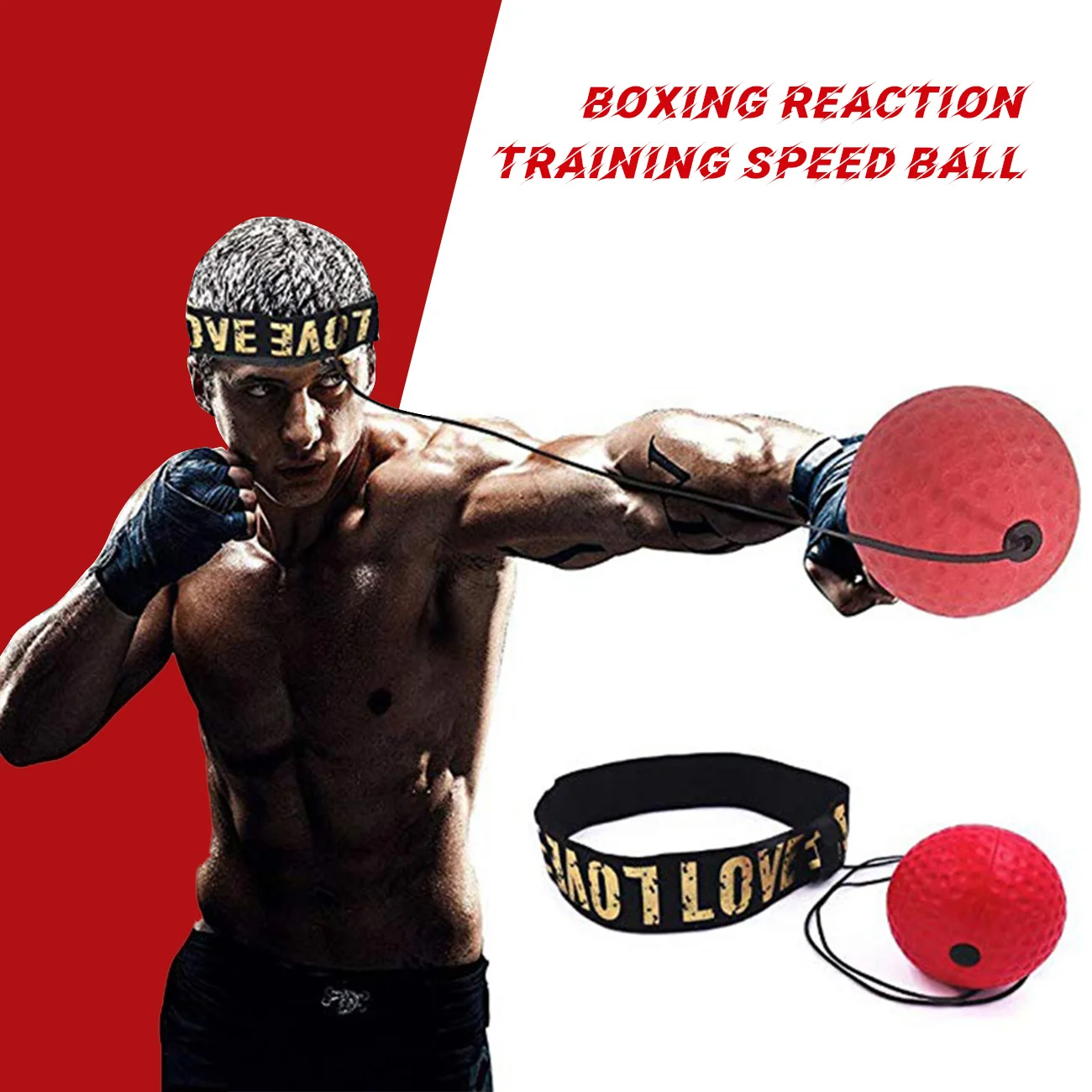 

Boxing Reflex Speed Punch Ball MMA Sanda Raising Reaction Hand Eye Training Gym Muay Thai Fitness Exercise Boxe Accessories