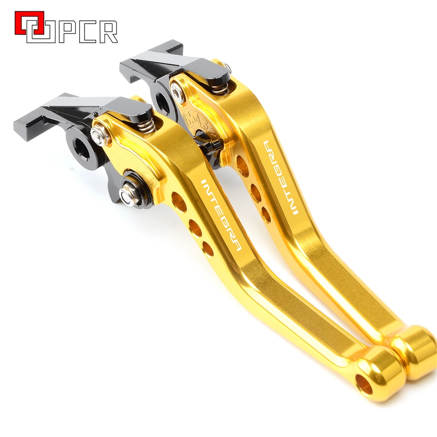 Logo INTEGRA CNC короткий Регулируемый рычаг тормоза сцепления для HONDA 750 DCT 2014 2015 2016 2017 |