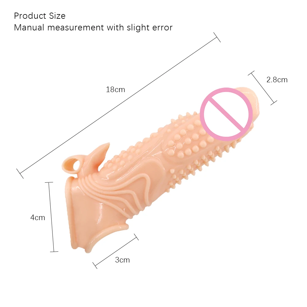 Удлинитель для большого пениса EXVOID многоразовый силиконовый презерватив точки G