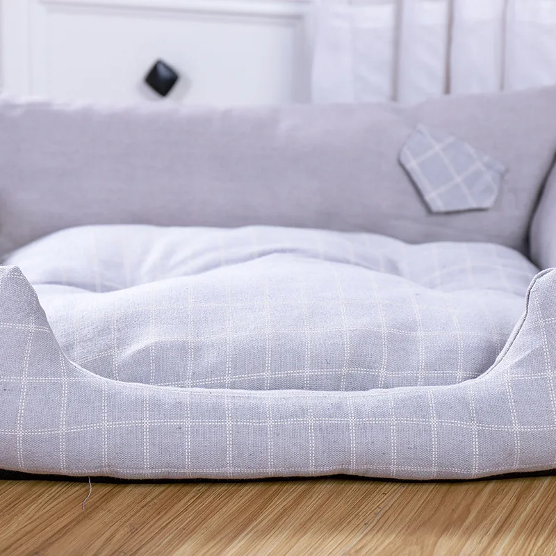 Кровать для собак удобная зимняя теплая кровать кошек cama para cachorro маленьких 2019|Дома конуры и манежи| |