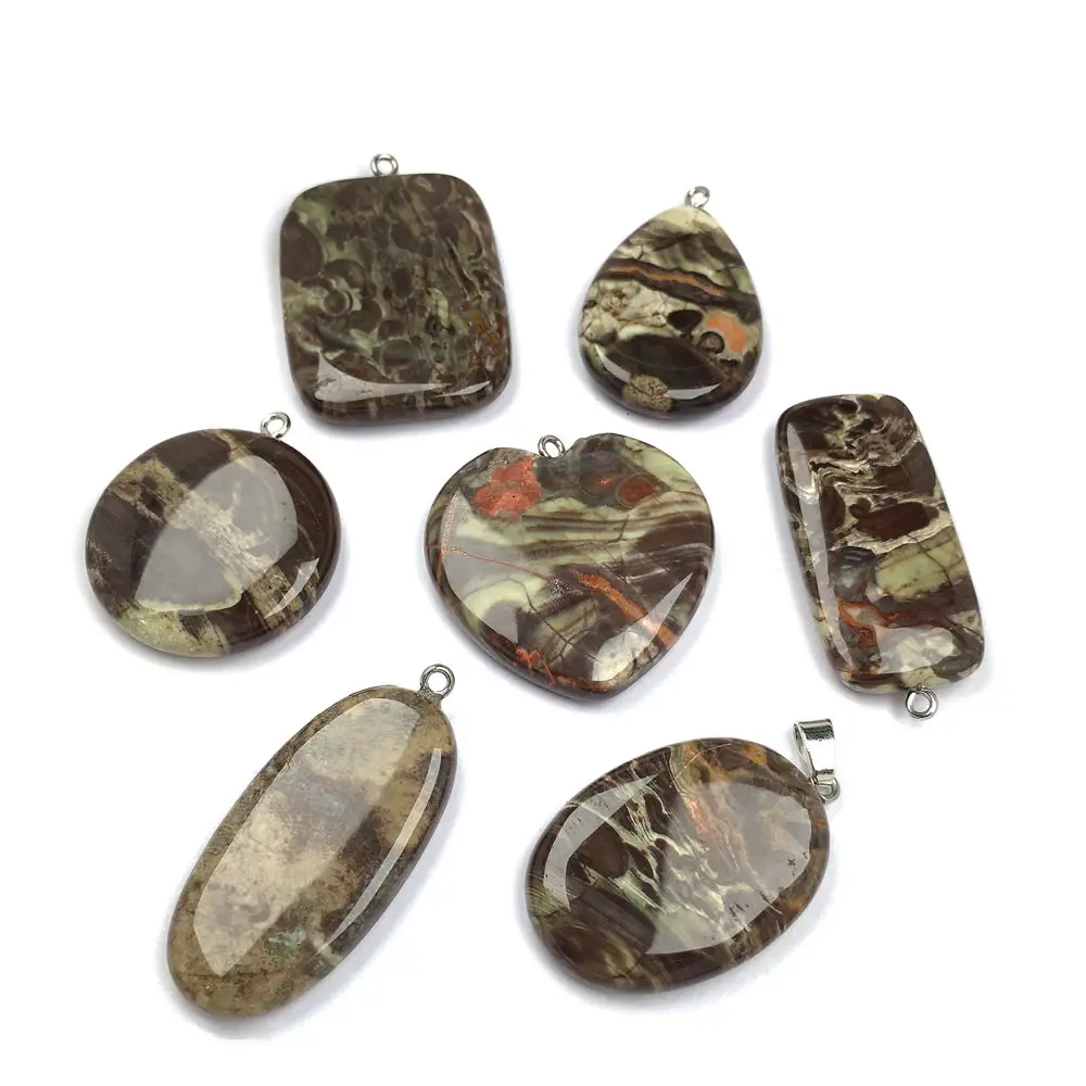 Подвеска из натурального камня Агаты нестандартной формы Подвески для