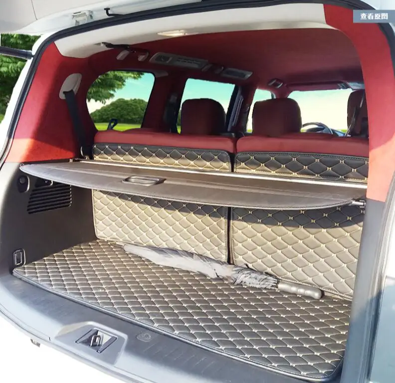 Автомобильный задний багажник защитный лист для багажника Крышка Nissan Patrol Y62 7