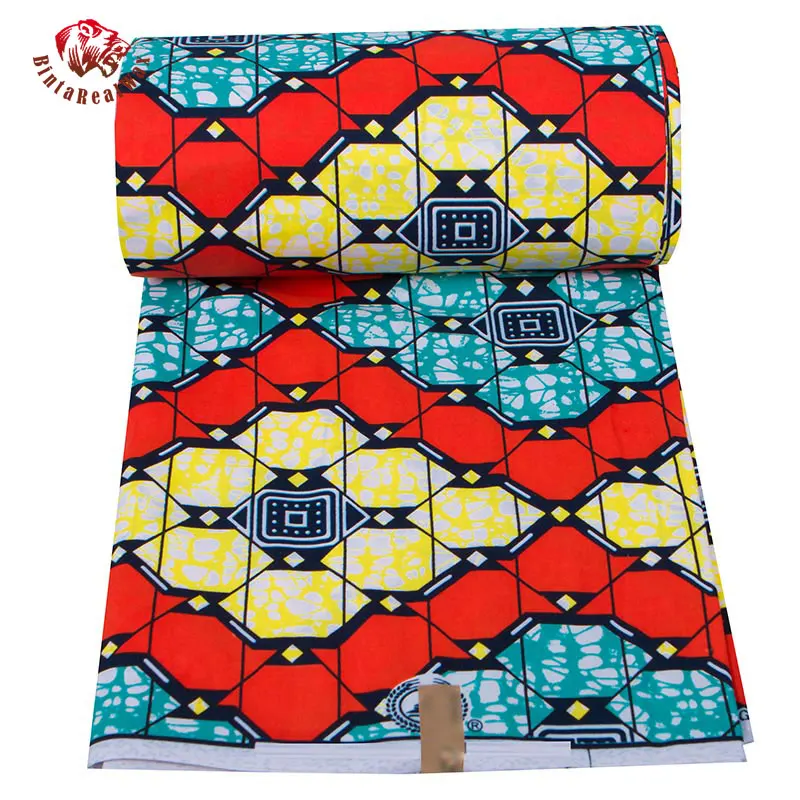 

6 Yards/lot Ankara Polyester Farbic Honeycomb Pattern Meterial for Handwrok Sewing African Fabric for Men Clothes FP6405
