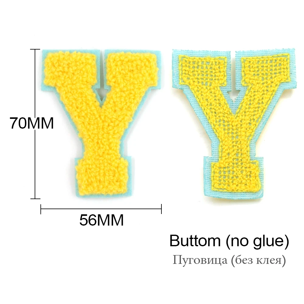 

1pc Patches Towel English Letter Patch Embroidery Patches For Clothes DIY Name Clothes Sticker Sew On Bags/Jeans Stripe Applique