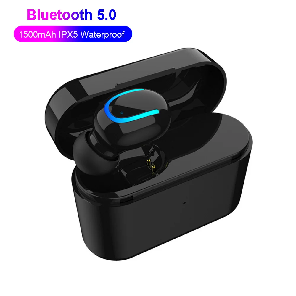 Настоящие Беспроводные спортивные наушники, Bluetooth 5,0, стерео наушники, мини наушники, музыкальные Bluetooth наушники, беспроводная гарнитура, Auriculares