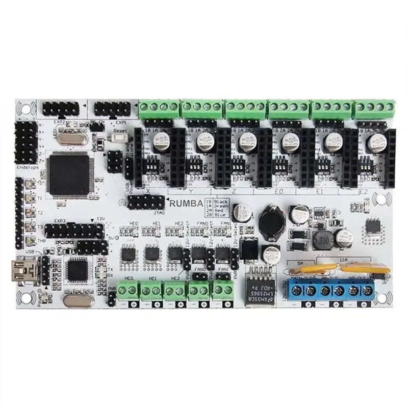aokin for 3d printer motherboard rumba mpu 3d printer accessories rumba optimized version control board free global shipping