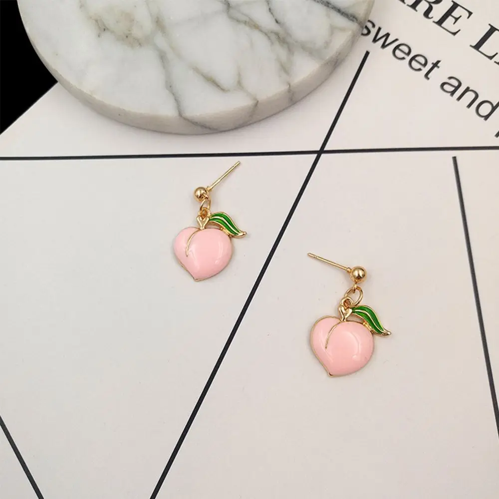 Серьги для женщин модные милые серьги-капли девушек масляные персиковые