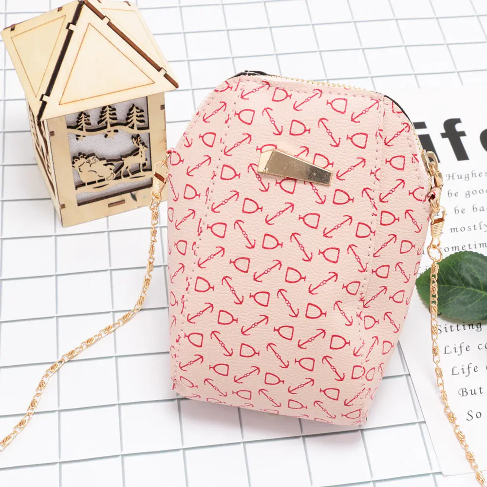 Милый чехол кошелек мобильный телефон сумка через плечо цветочный узор сумки