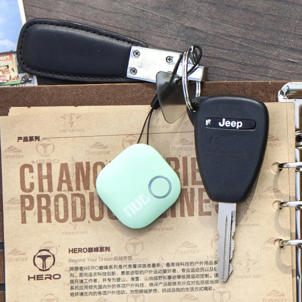 

For NUT2 Smart Tag Tile Tracker Key Finder Locator For Key Anti Lost Found Alarm For Security English Plastic Piece
