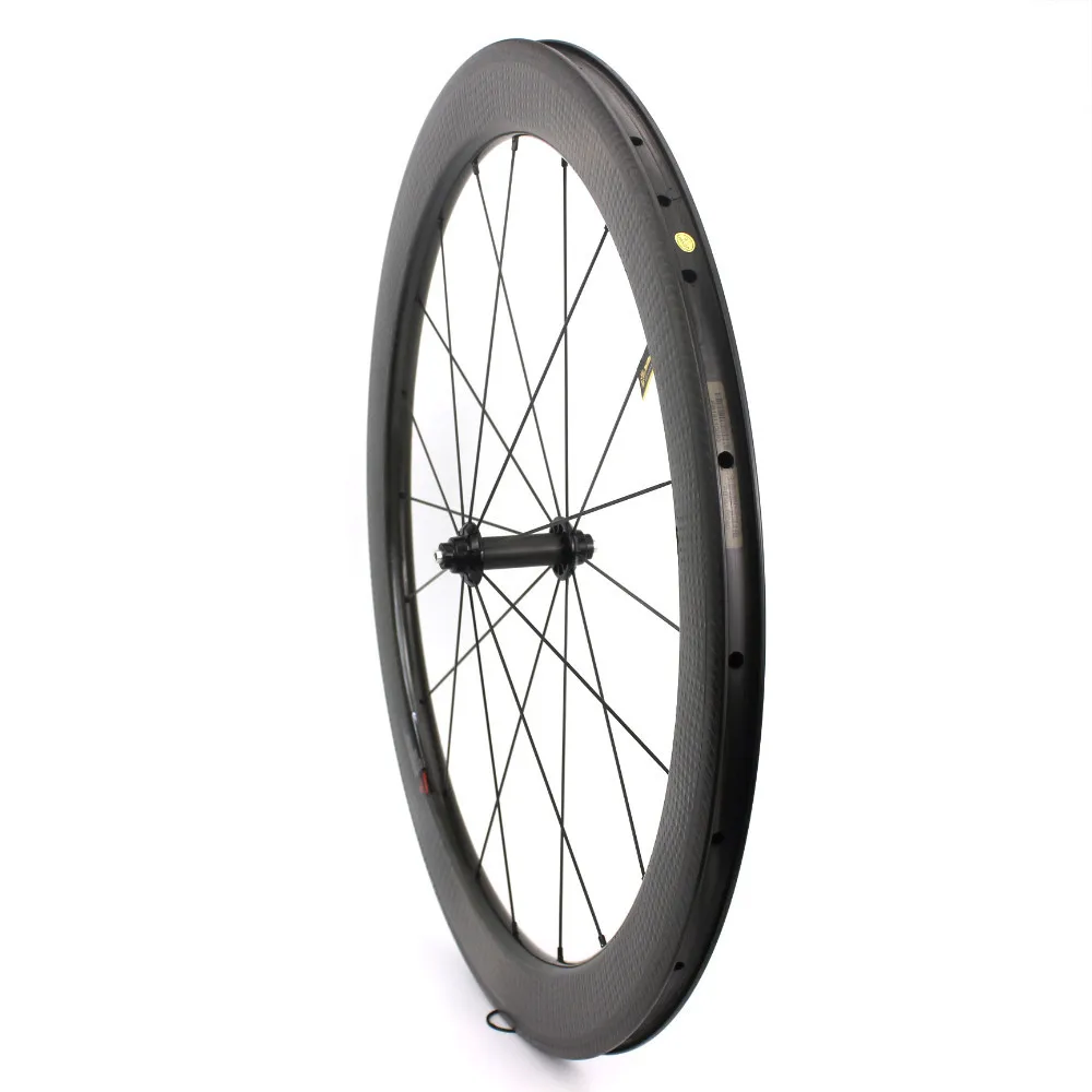 Колеса ELITEWHEELS 58 мм Глубина Dimple углеродное волокно Колесная 700c дорожный велосипед