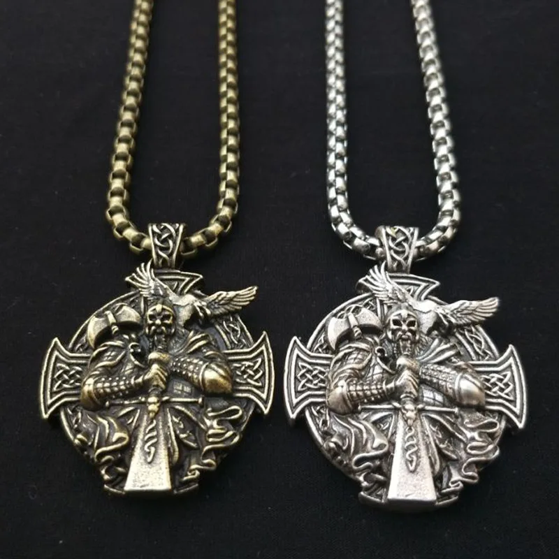 Wicca Викинг один Raven Corss подвеска Елены росовы ожерелье s Heathen Амулет ювелирные