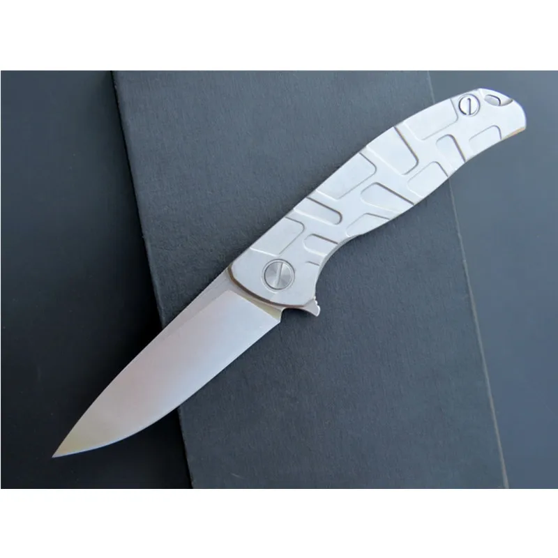 Новый EF95 Кемпинг Охота небольшой складной нож D2 лезвие стальной ручкой Открытый