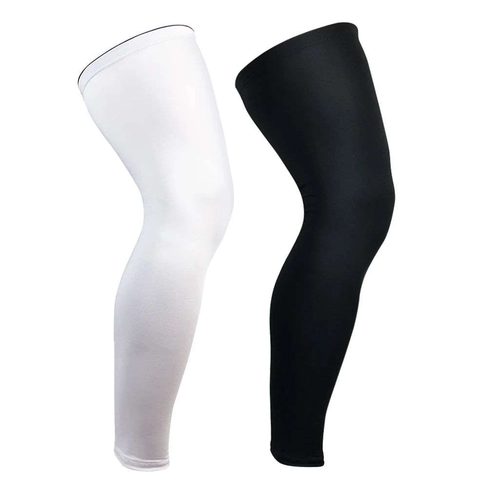 

1pc Ice Silk Sports Leg Protective Cover Knee Pads Outdoor Camping Cycling Leg Calf Sunscreen Sleeve for Basketball Football