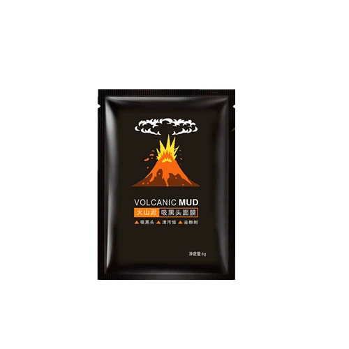 Volcanic mud Средство для удаления угрей, для лица, отшелушивающий нос, для глубокой очистки, черная головка, отшелушивающая маска, очищающая уголь, черная грязь, красота лица - Цвет: Volcanic mud