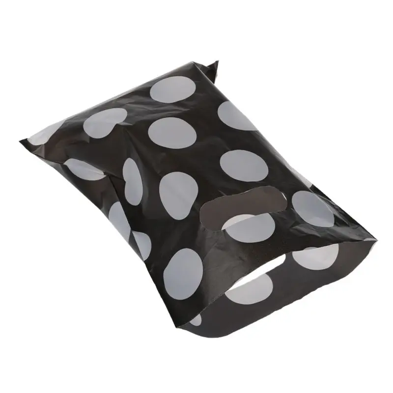 

100PZ Great circle Polka Dot flat mouth gift bag