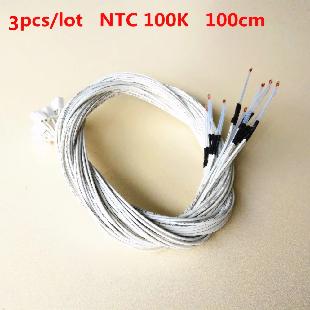3 шт./лот 100k стеклянная бусина NTC термистор сопротивление Температурный датчик