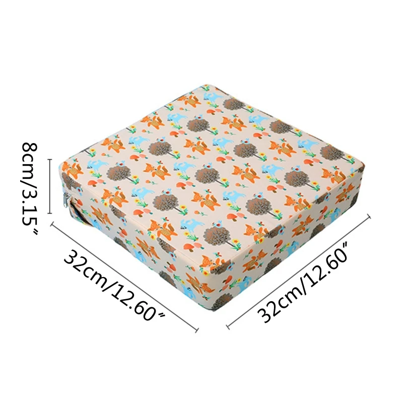 

Portable High Chair Pad Booster Dining Room Adjustable Detachable Sponge Seat Cushion for Toddler Kids Baby Infant