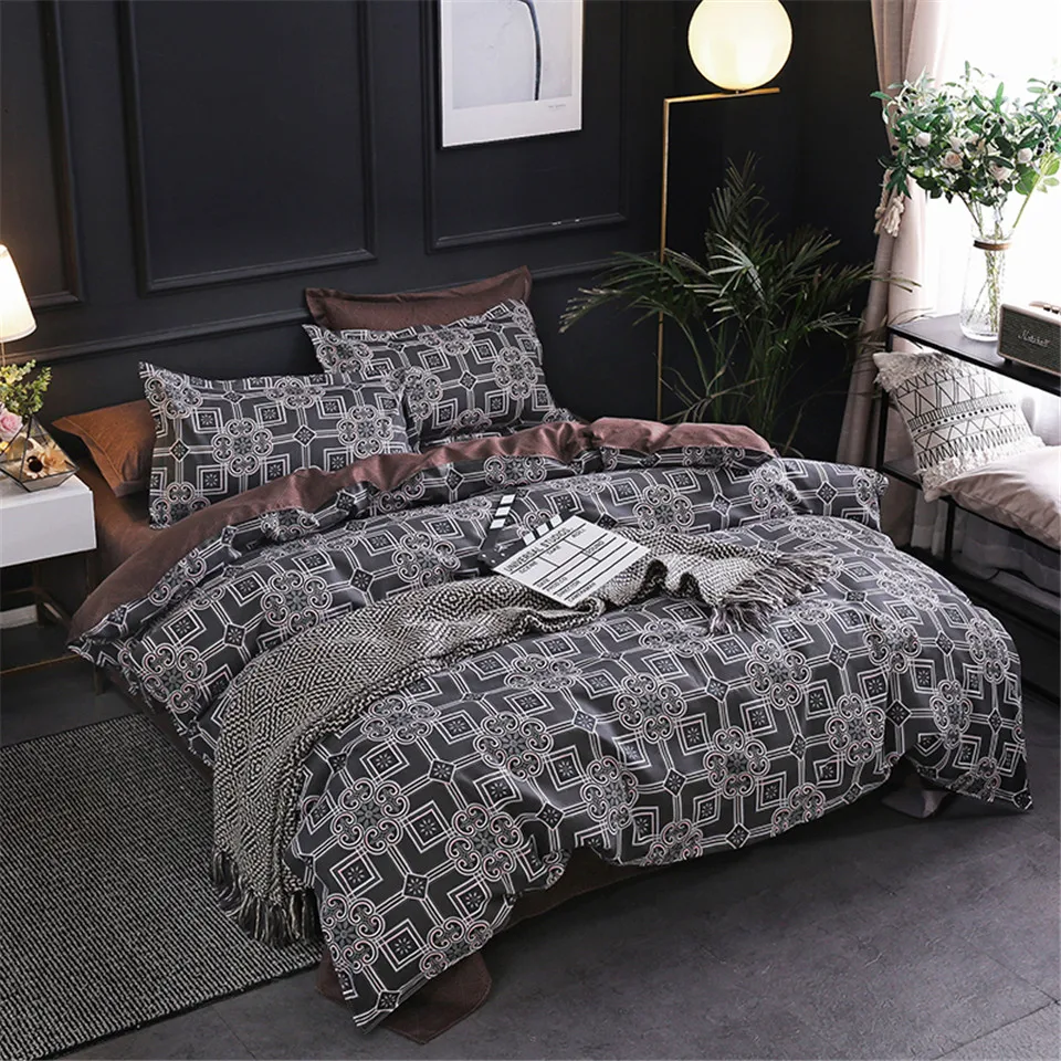 Роскошный Европейский двойной комплект постельного белья винтажный стиль