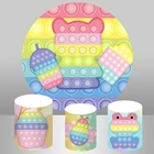 Sensfun цветной яркий Радужный цвет галстук красящий круглый фон мультяшный фото фон вечеривечерние Декор цилиндр