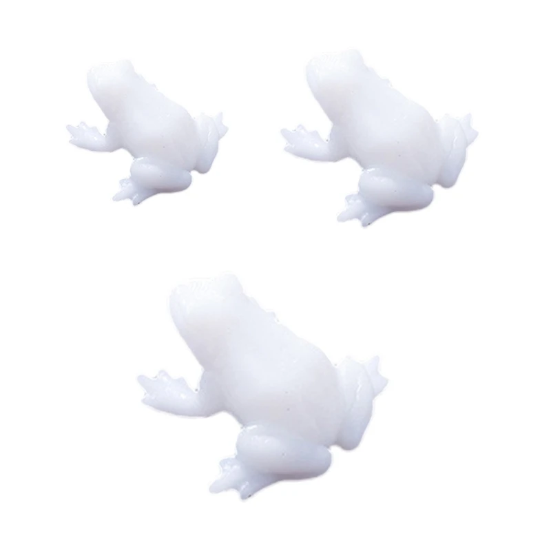

E56A 3D Frog Resin Filler Handmade Plastic Frog Model Decoration Epoxy Filling Material DIY Crafts Jewelry Making Supply