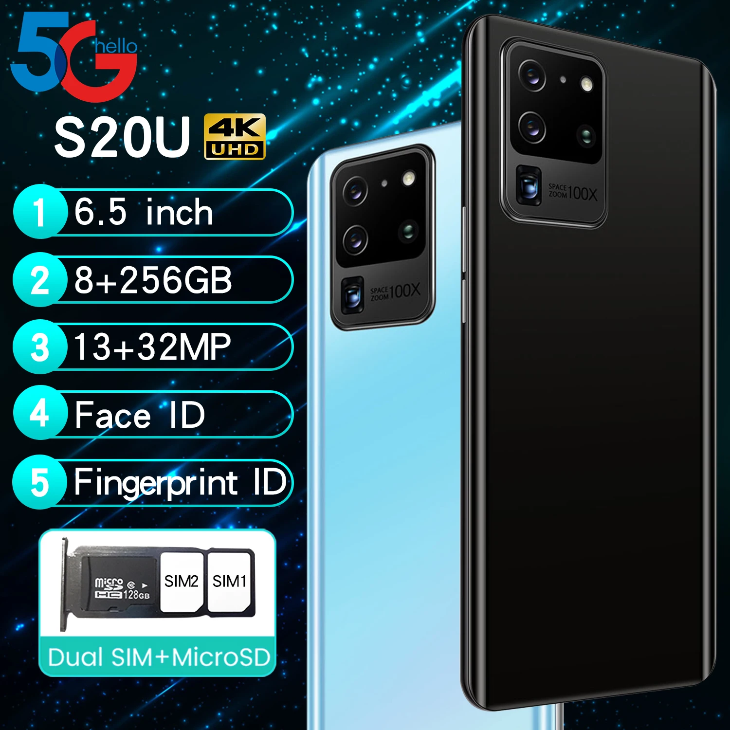 galaxy s20 ultra 2021 new 5g smartphone 12512gb support android 11 0 system google facebook for samsung galaxy s20 huawei p50 free global shipping