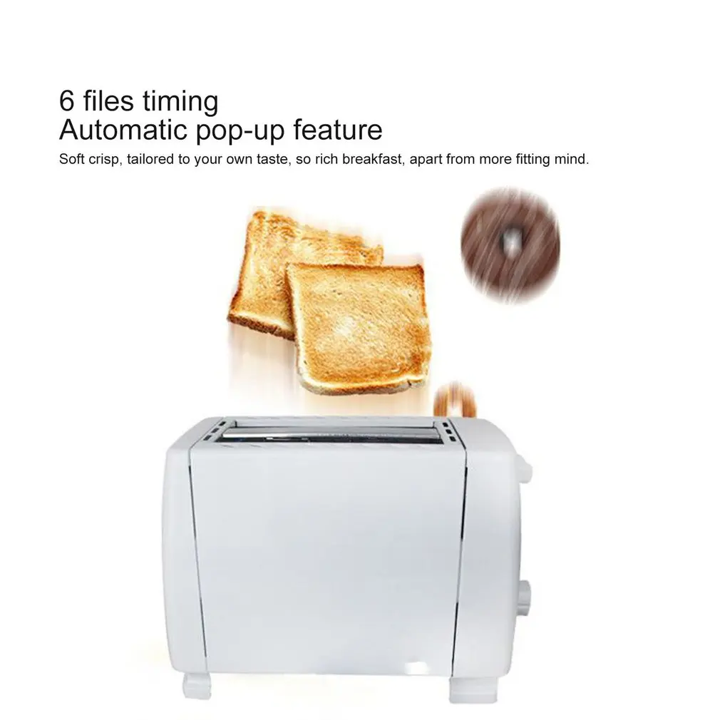 Home 2 slice toaster Bake Fried egg Heating Thaw 6 files timing Automatic pop-up function Toaster Breakfast machine | Дом и сад