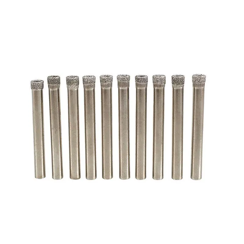 Новинка 10 шт. 6 мм Алмазное напыление бит пустотелого сверла диаманта кольцевая