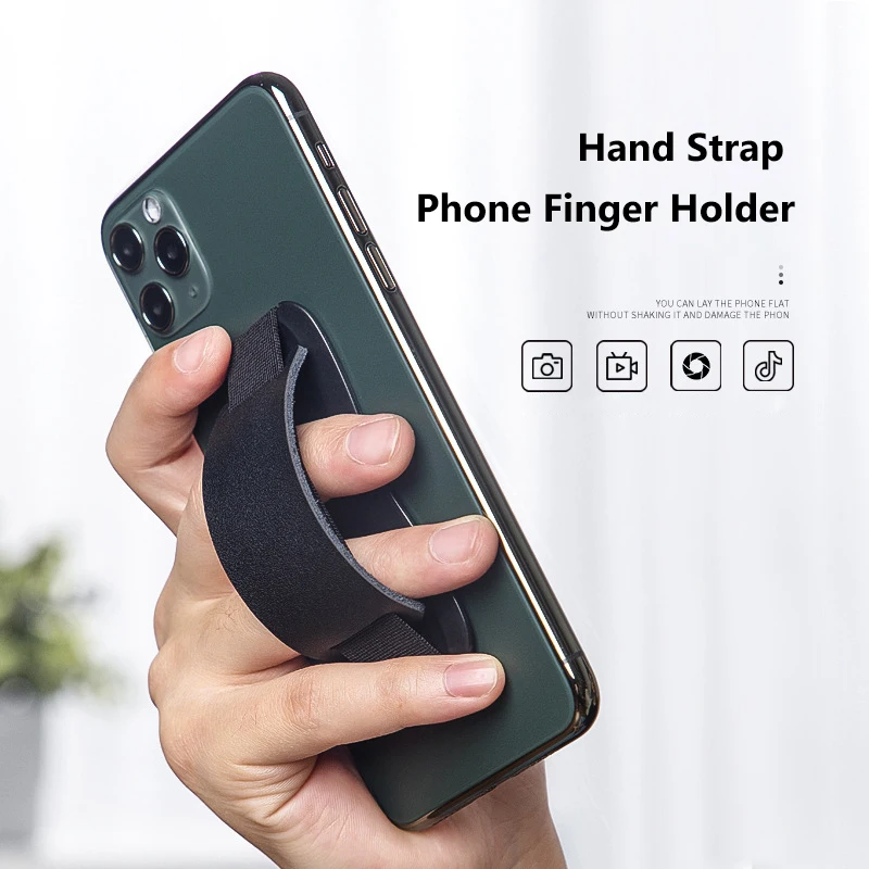 retractable hand strap ultra thin phone loop finger holder for iphone 11 12 13 pro phone finger holder mobile phone accessories free global shipping