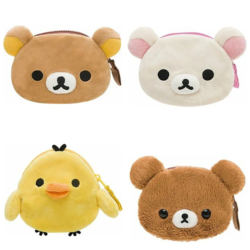 Милый плюшевый кошелек Kawaii Rilakkuma Женский Korilakkuma с изображением медведя аниме