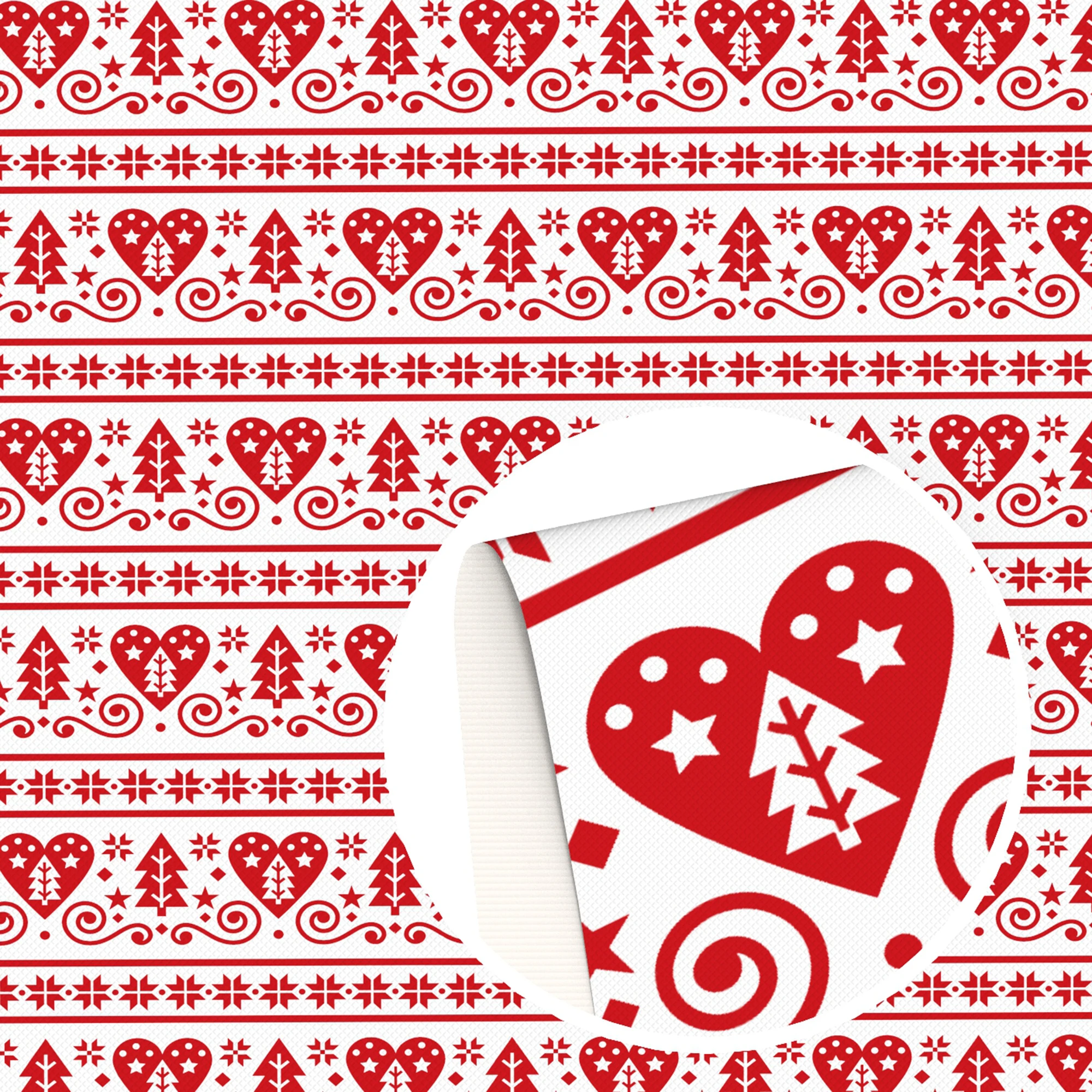 Простыни из искусственной кожи с принтом Рождественская синтетическая кожа для